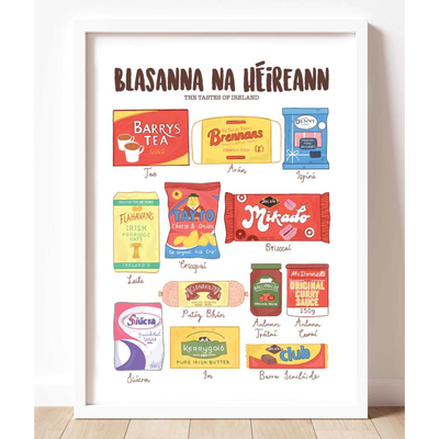 A3 Irish Groceries Print
